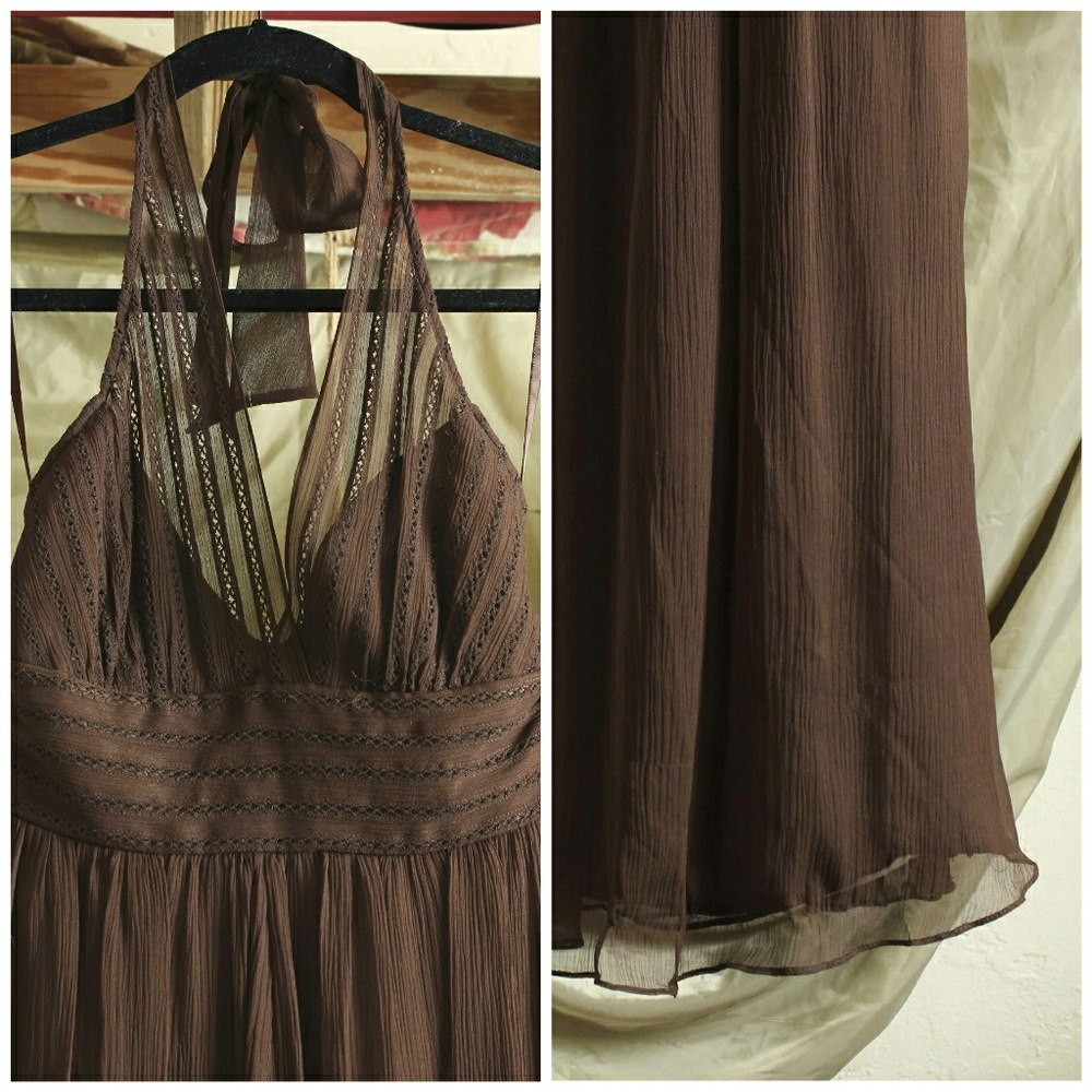 🖤 BCBGMaxAzria Chocolate Dress - Picture 3 of 6